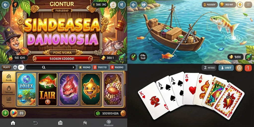Screenshot menunjukkan level pertama yang penuh warna.