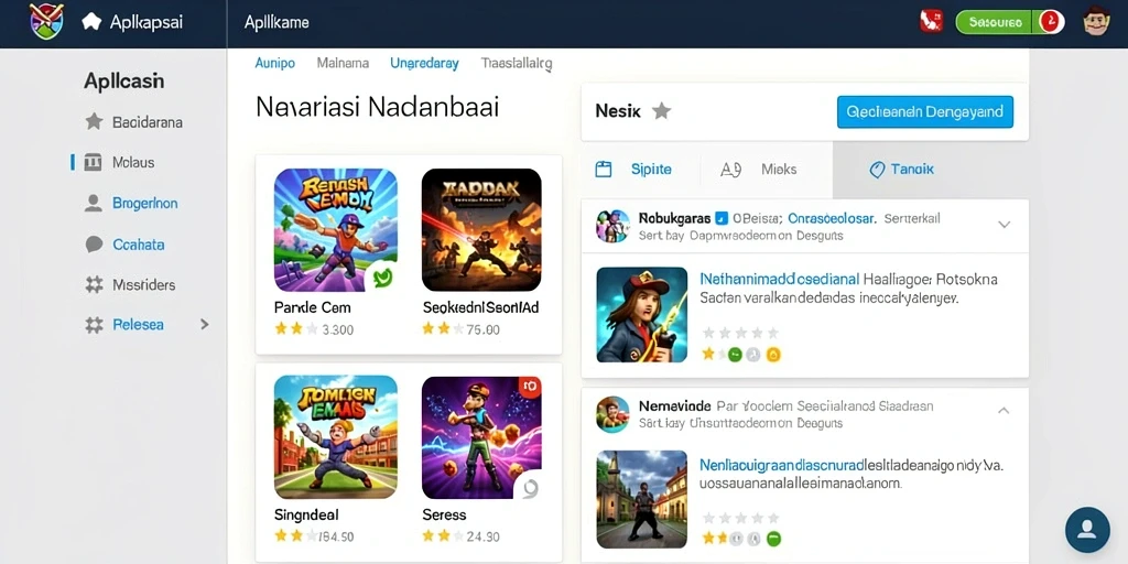 Tampilan antarmuka yang bersih dan modern.
