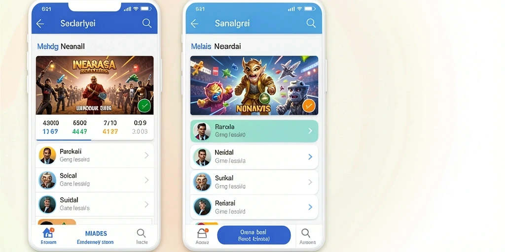 Tampilan antarmuka pengguna yang menarik dan intuitif.