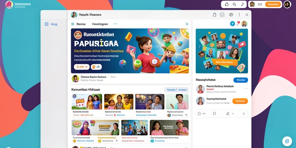 Tampilan antarmuka yang menawan dan mudah digunakan.