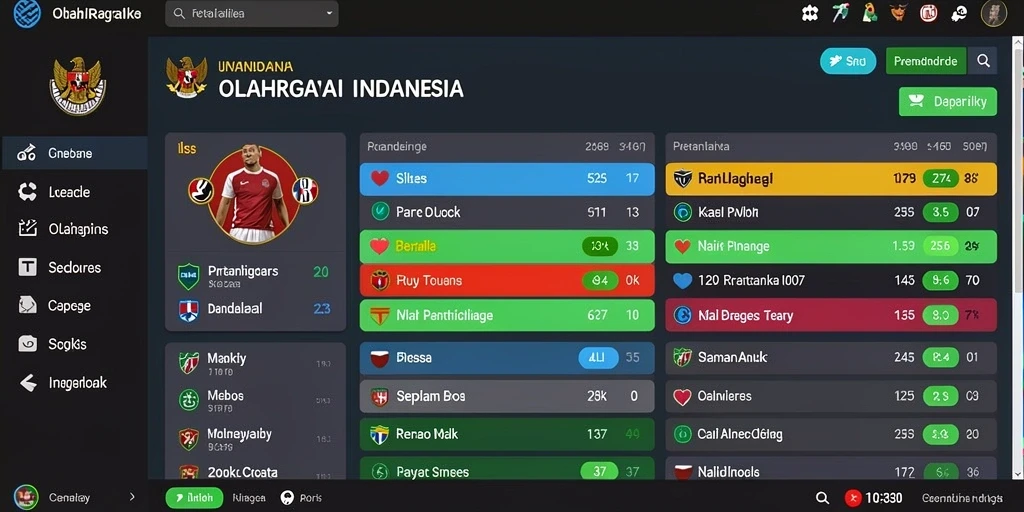 Tampilan grafis yang memukau dalam permainan.