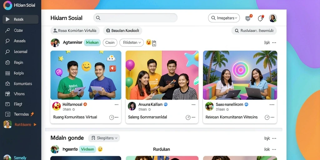 Tampilan antarmuka aplikasi HOMETOGEL yang menarik.
