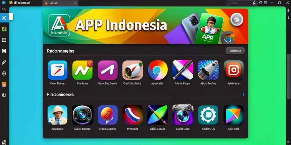 Tampilan antarmuka utama yang menarik.