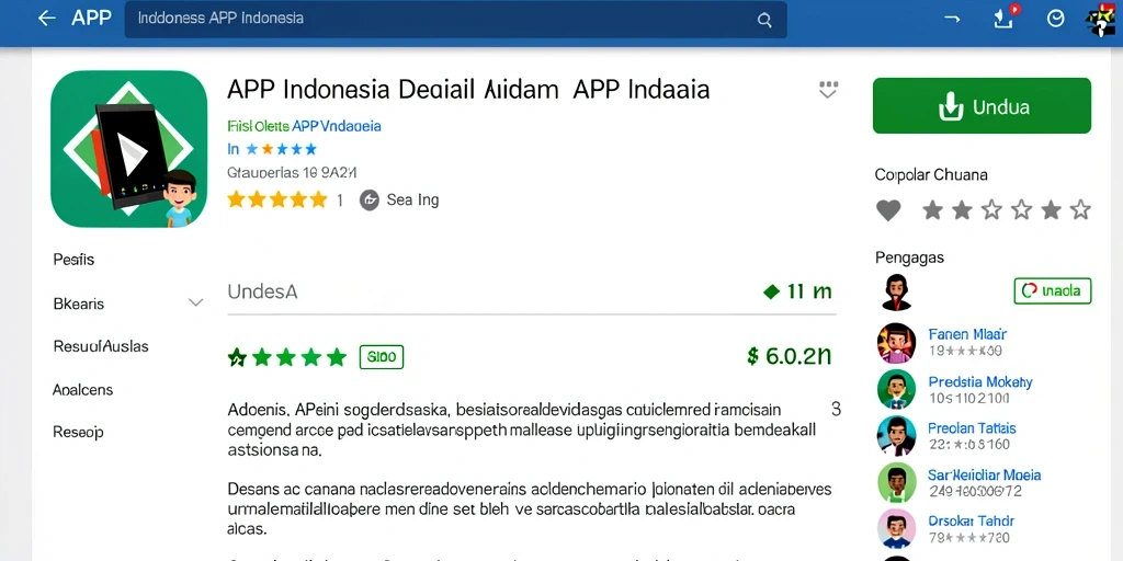 Tampilan utama aplikasi dengan navigasi intuitif.