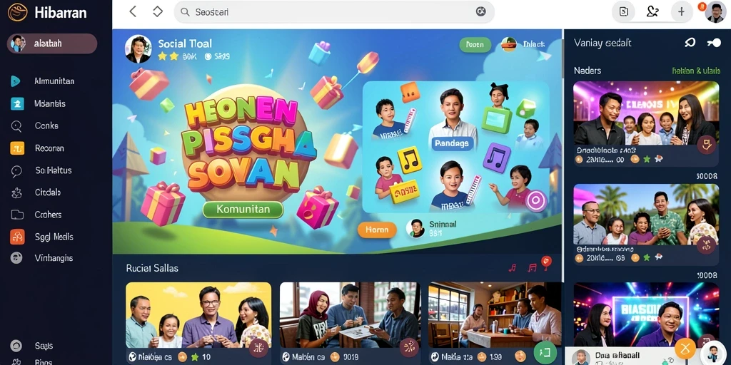 Tampilan antarmuka yang menarik dan user-friendly.