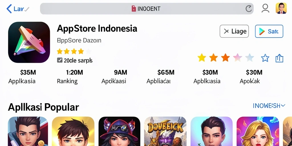 Screenshot menampilkan karakter unik dalam permainan.