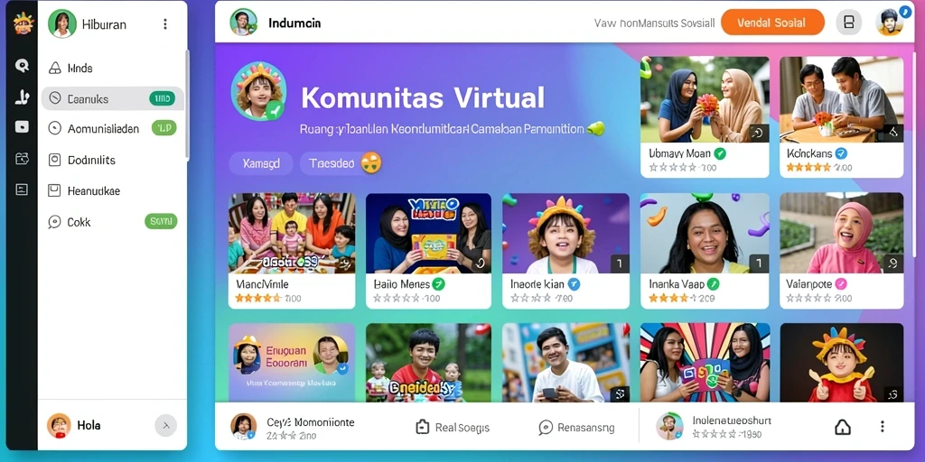 Tampilan antarmuka yang menarik dan mudah dinavigasi.