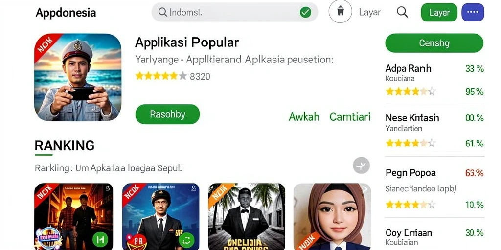Tampilan awal permainan yang menarik dan ramah pengguna.