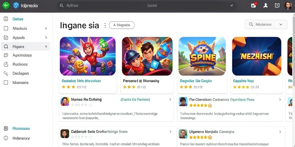 Tampilan awal game yang menarik dan interaktif.