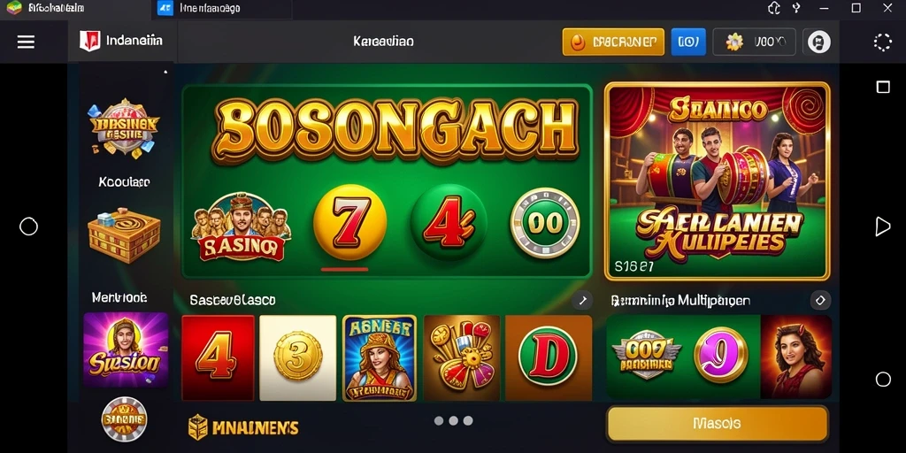 Tampilan antarmuka SLOT99 yang modern dan user-friendly.