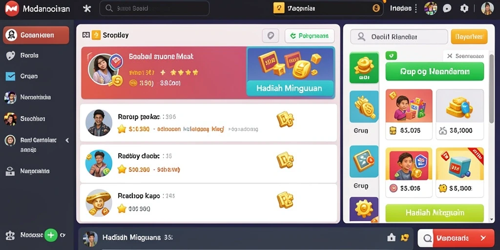 Tampilan antarmuka yang menarik dan mudah digunakan.