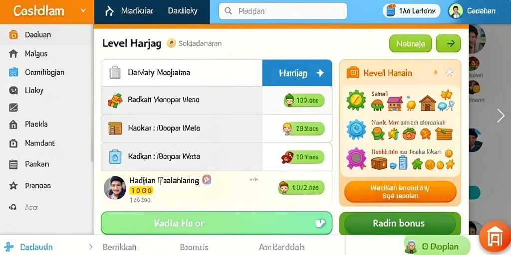 Tampilan antarmuka yang modern dan menarik.