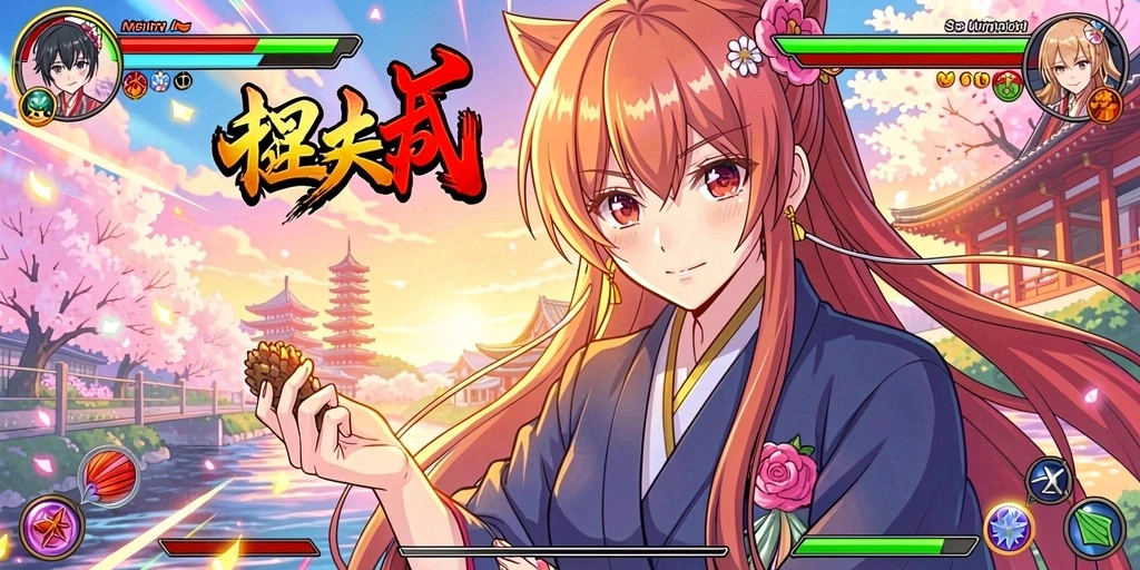 Tampilan utama game dengan desain yang menawan.